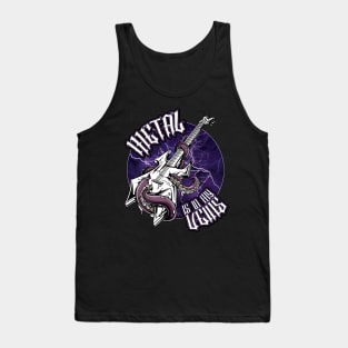 Metal Is in My Veins Metal Music Fan Tank Top